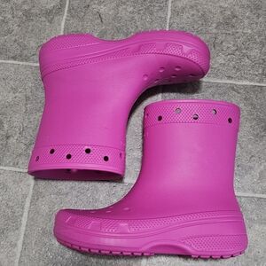 Vibrant Pink Rain Boots